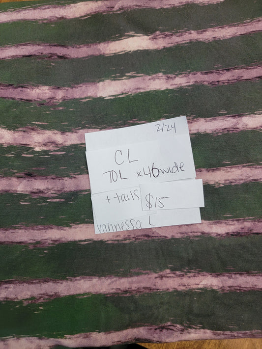 Cotton Lycra: Stripes- HP Snake