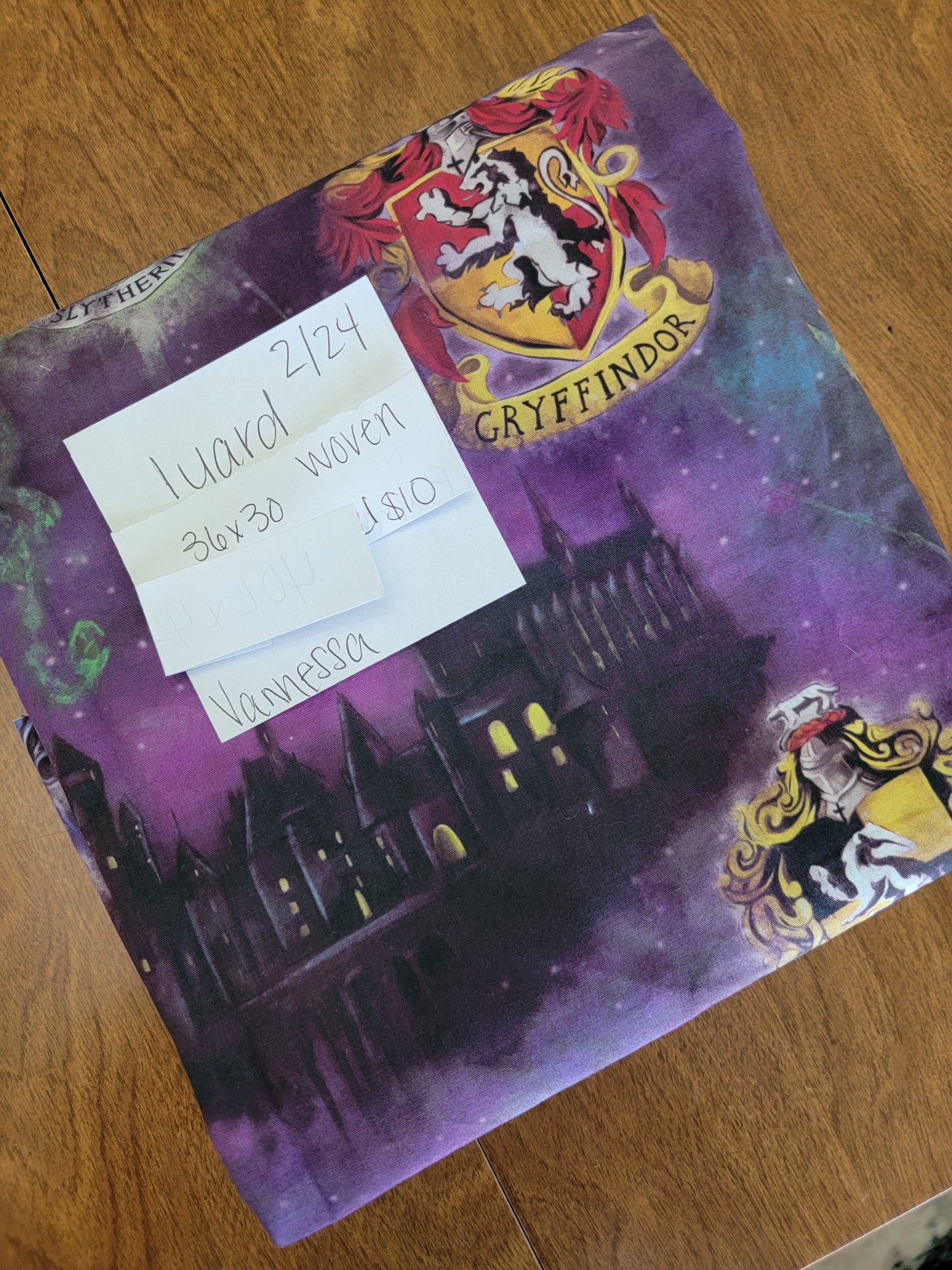 Cotton Woven: HP Night- Purple