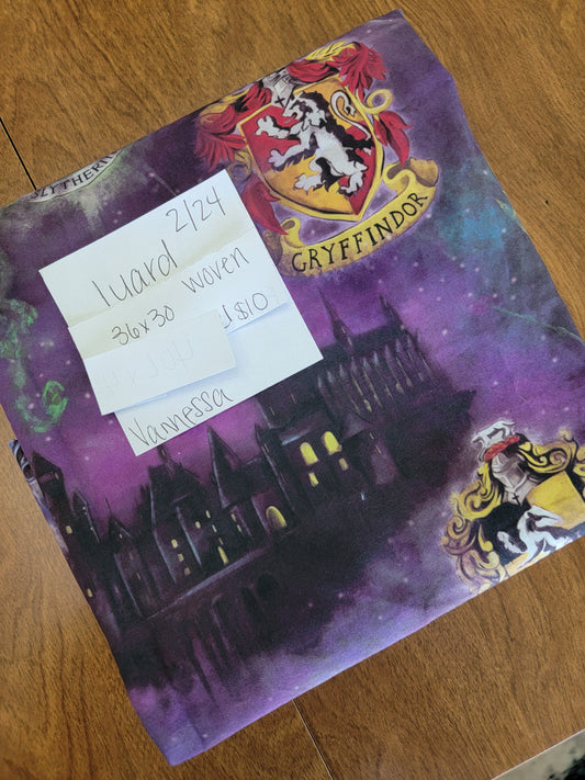 Cotton Woven: HP Night- Purple