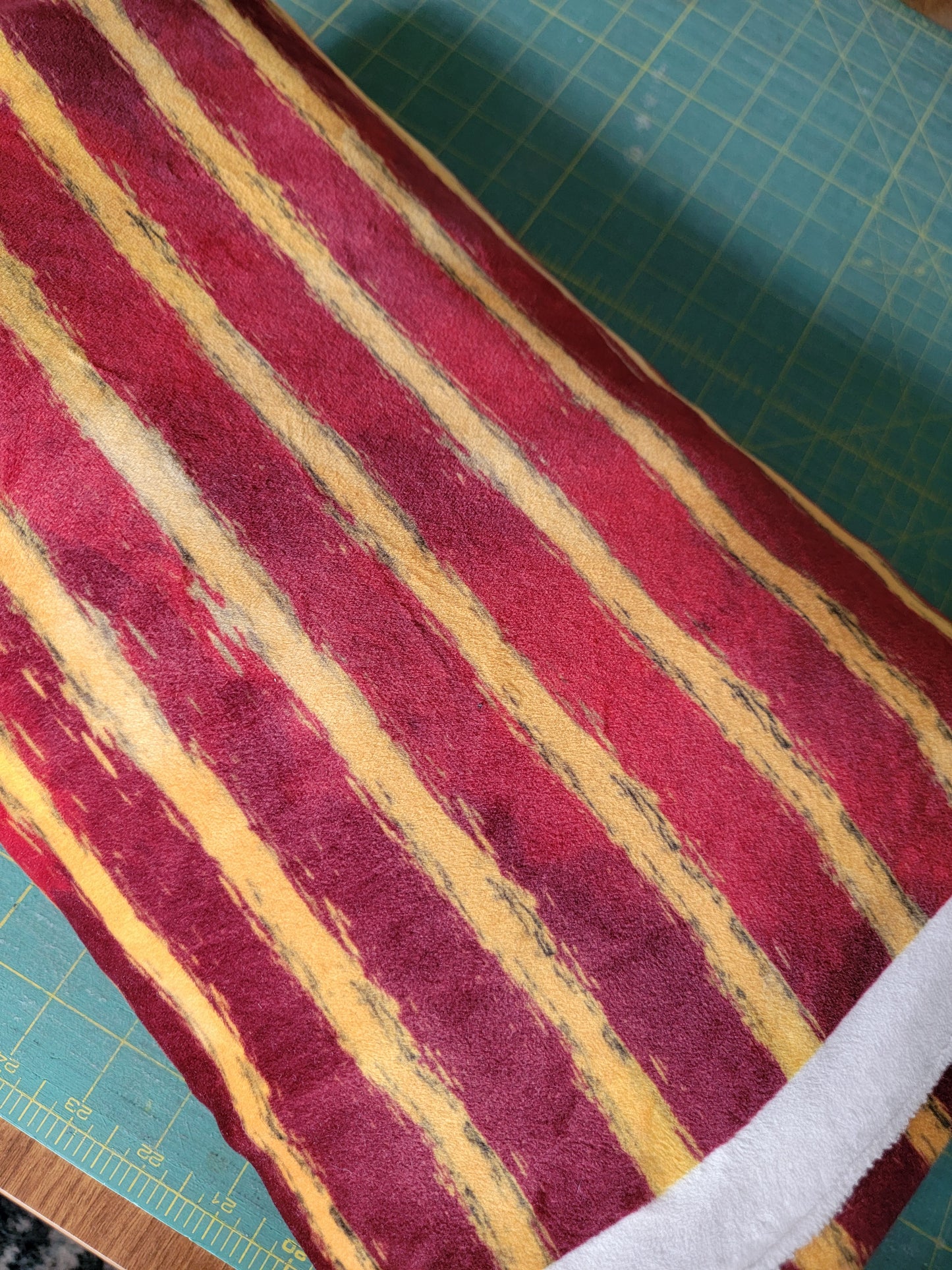 Double sided minky: Gryff Stripes #2