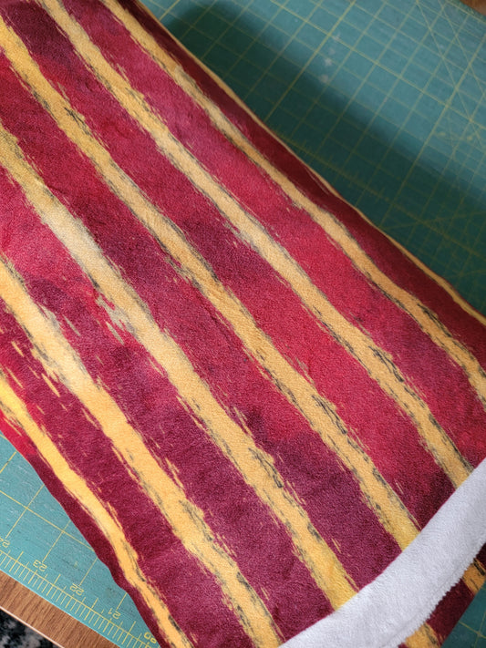 Double sided minky: Gryff Stripes #2