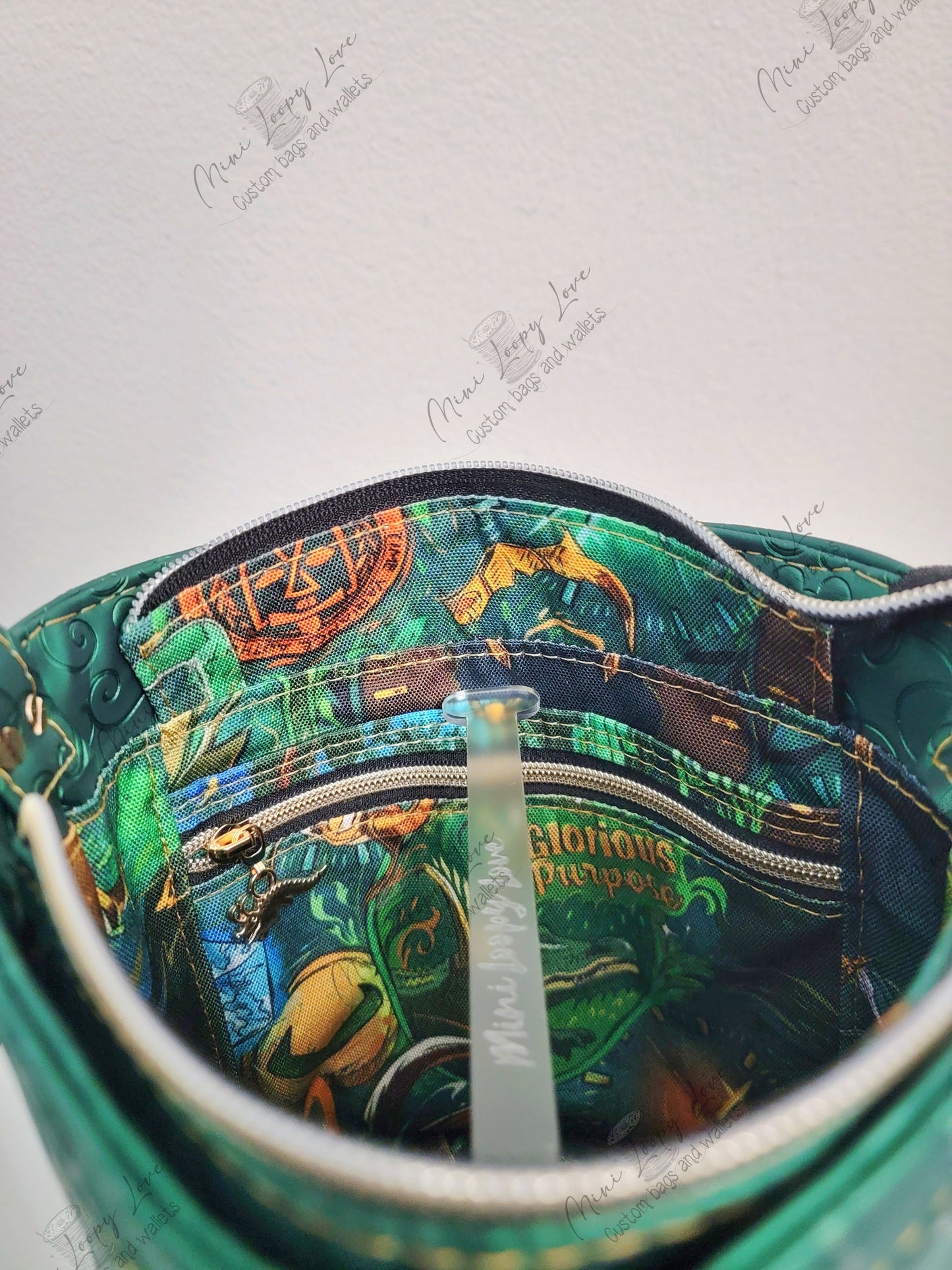 Baby Belle Bucket Bag: Green God