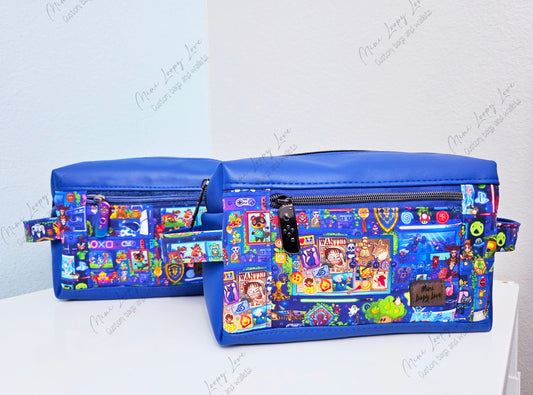 Isabella pouch: geeky shelf
