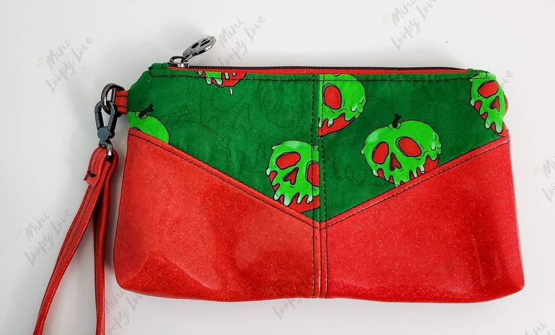 Poison Apple Cross Body and Clutch Purse