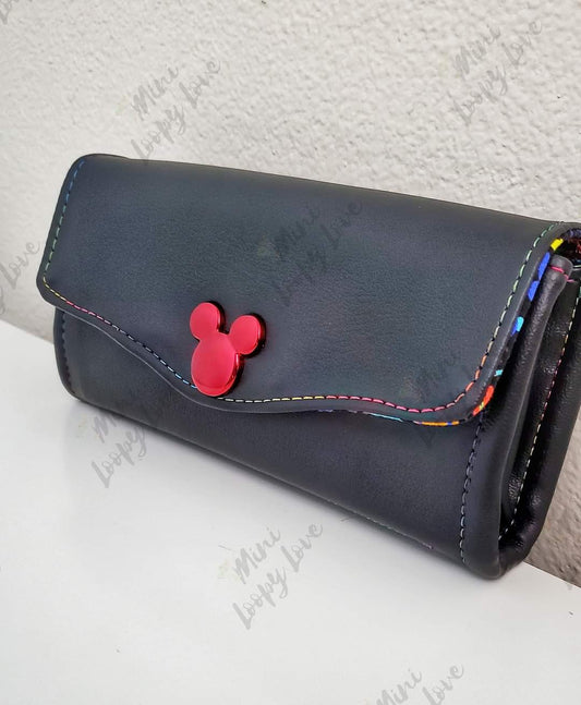Necessary clutch wallet: rainbow mousefetti
