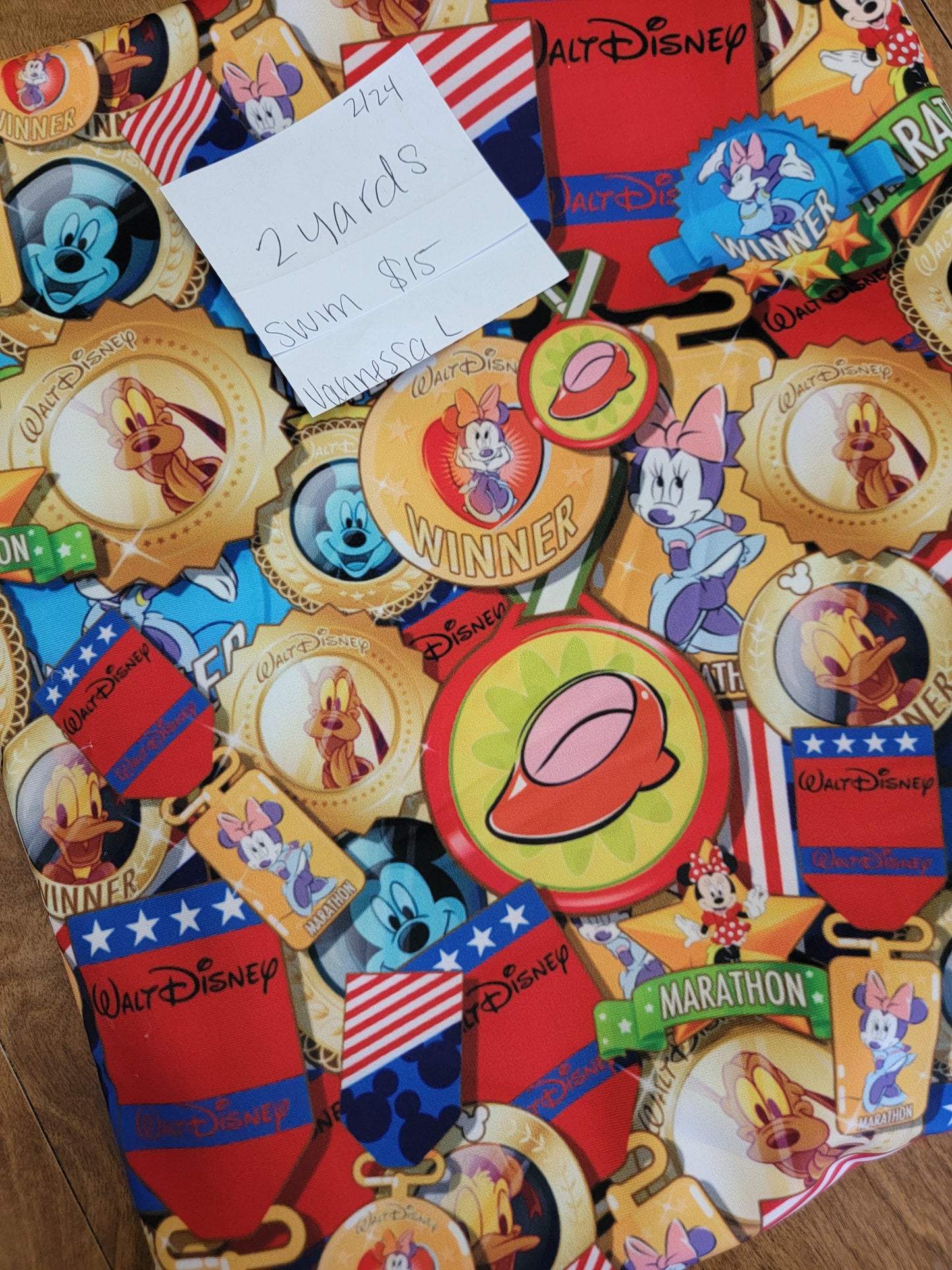 Swim Fabric: RD Medals