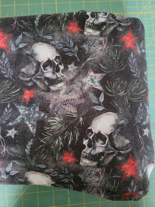 French Terry: Skulls, florals, and Stars