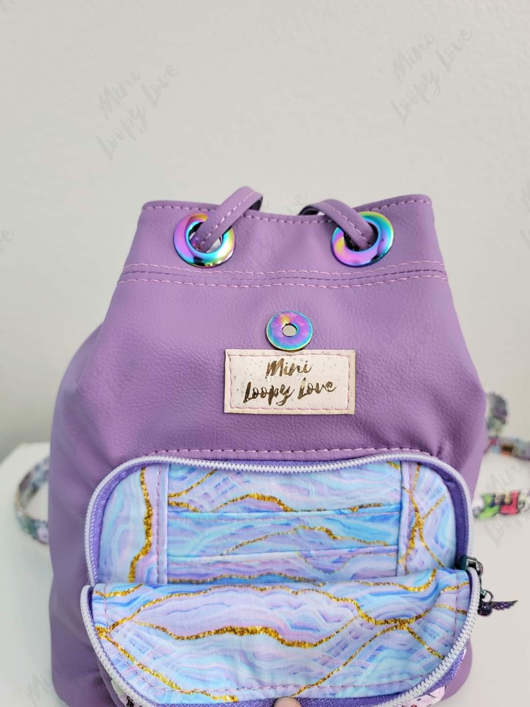 Alice Bucket Backpack: HP Words