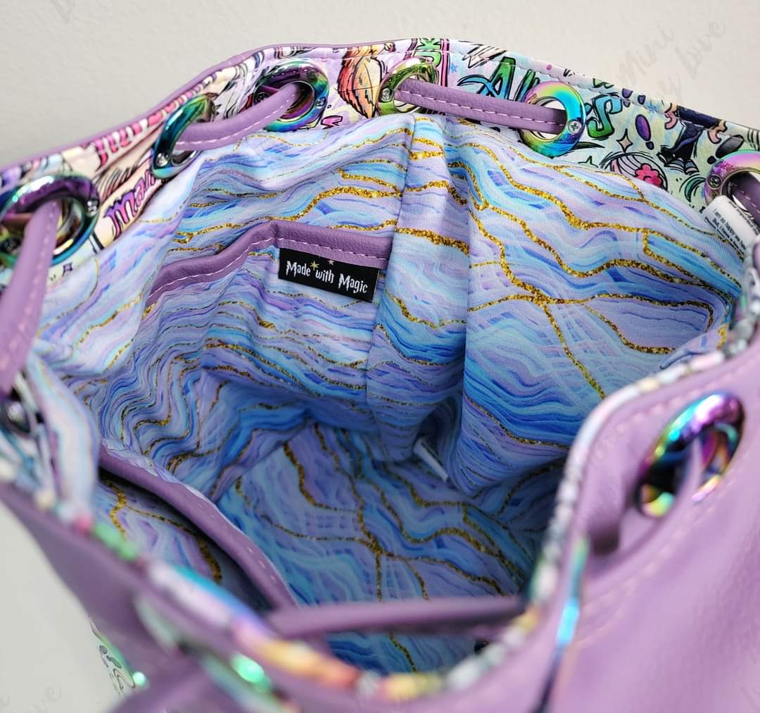 Alice Bucket Backpack: HP Words