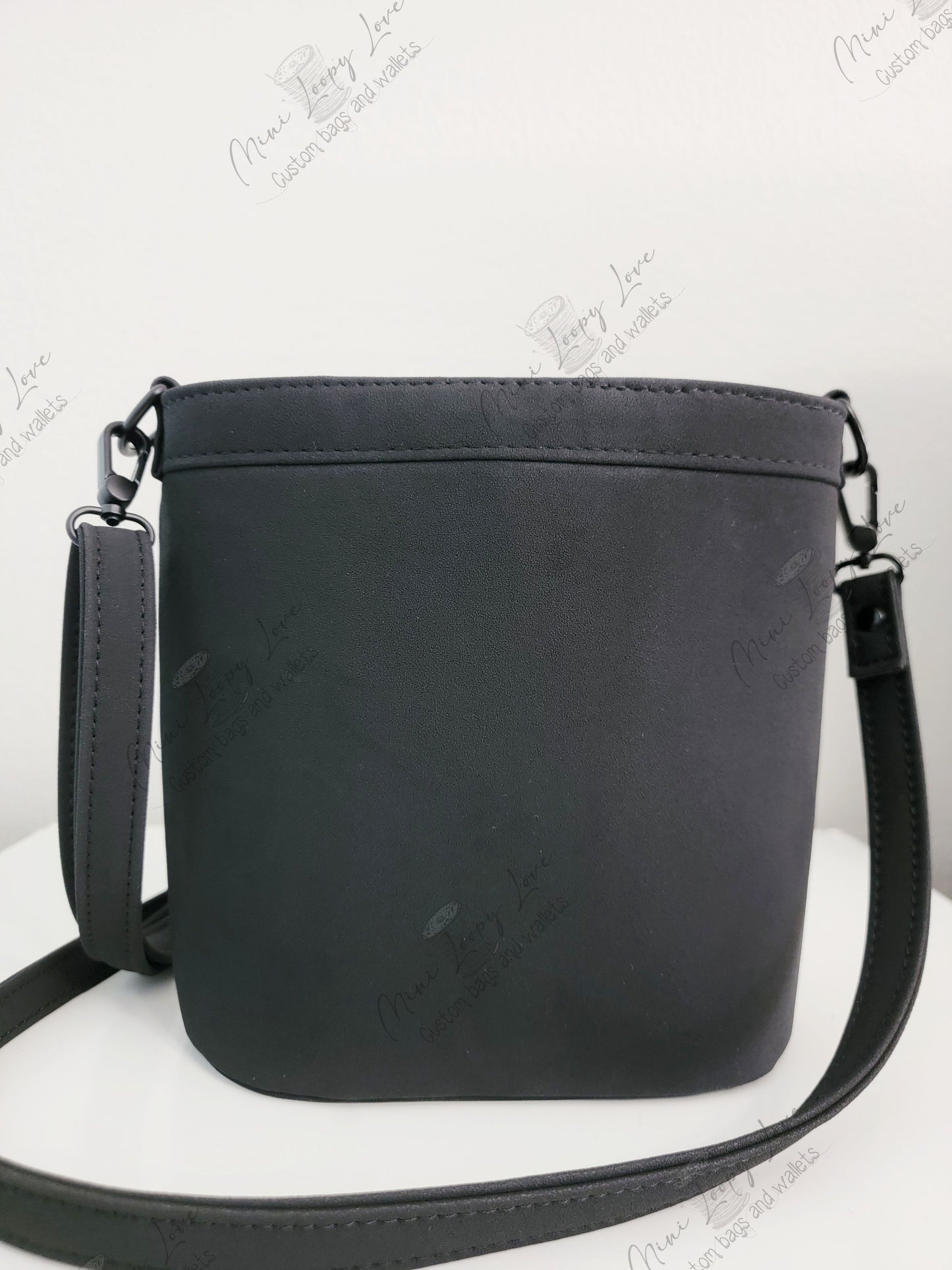 Baby Belle Bucket Bag: Iridescent Ghostie