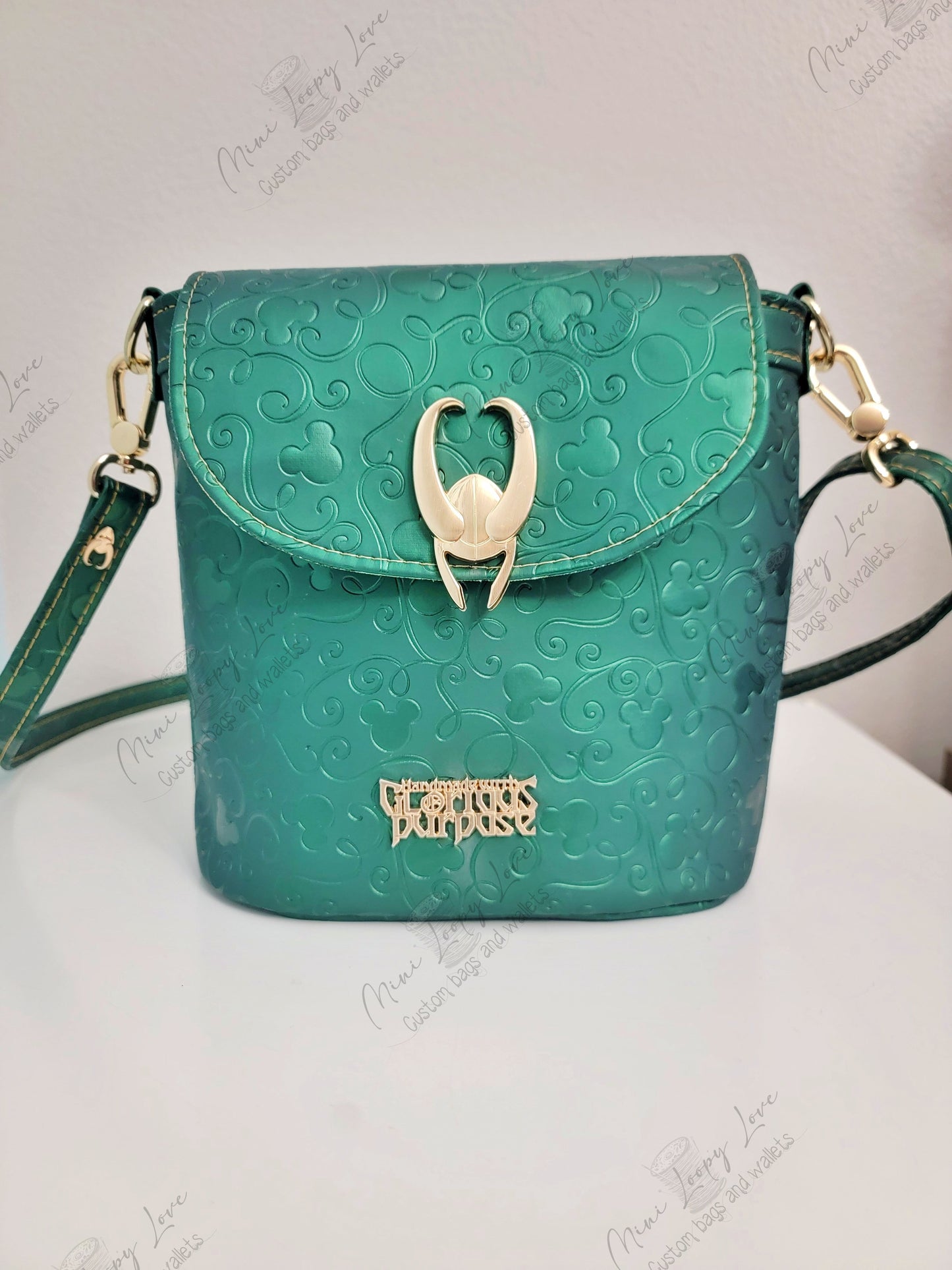 Baby Belle Bucket Bag: Green God