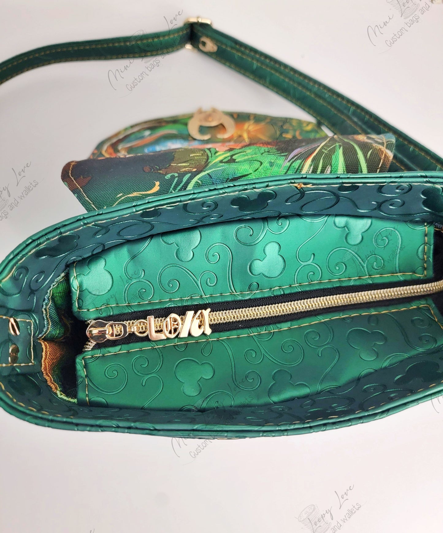 Baby Belle Bucket Bag: Green God