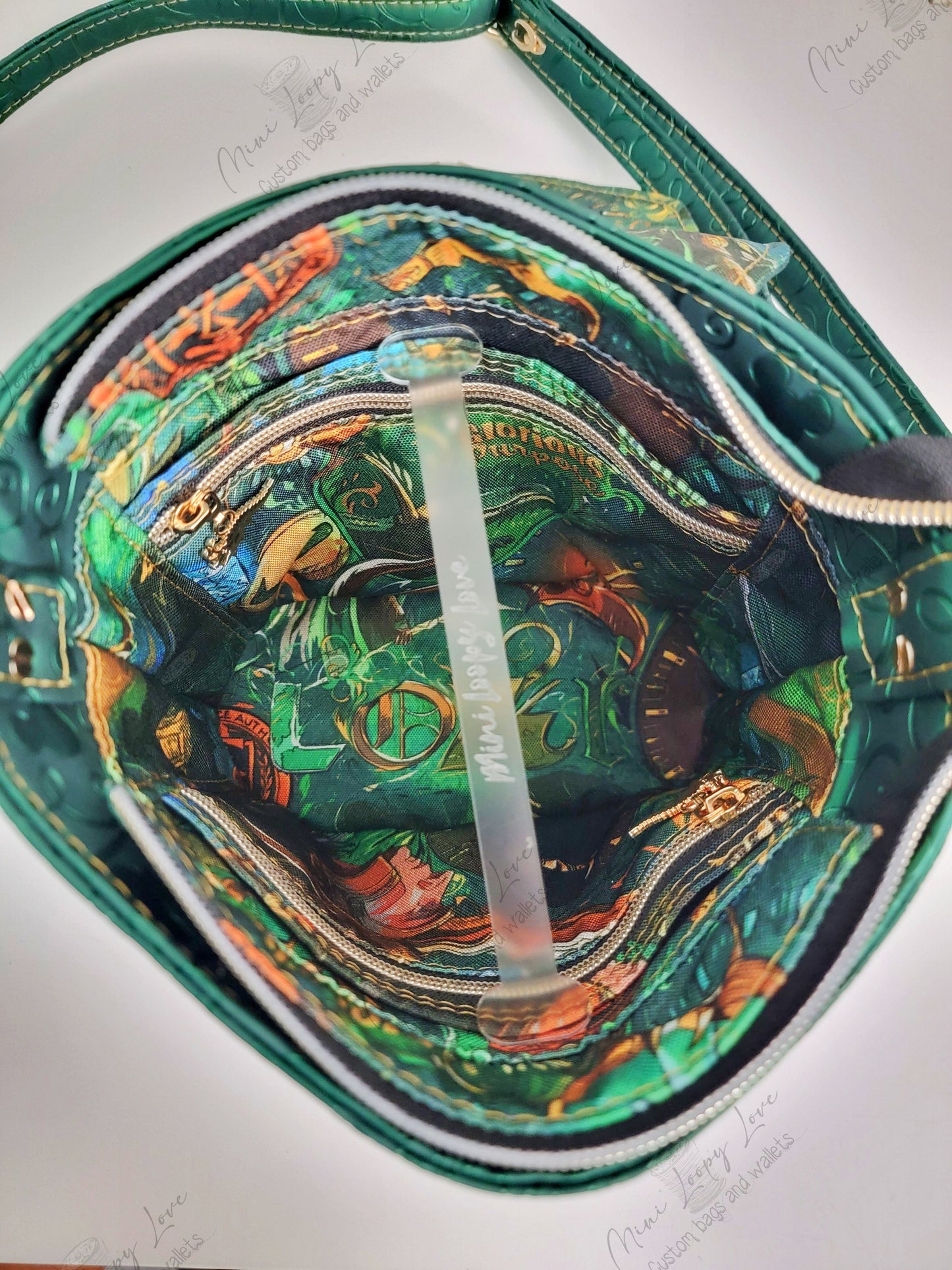 Baby Belle Bucket Bag: Green God