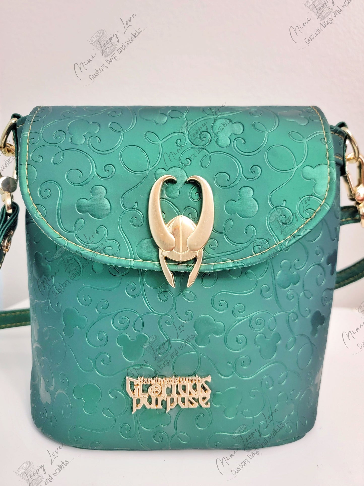Baby Belle Bucket Bag: Green God