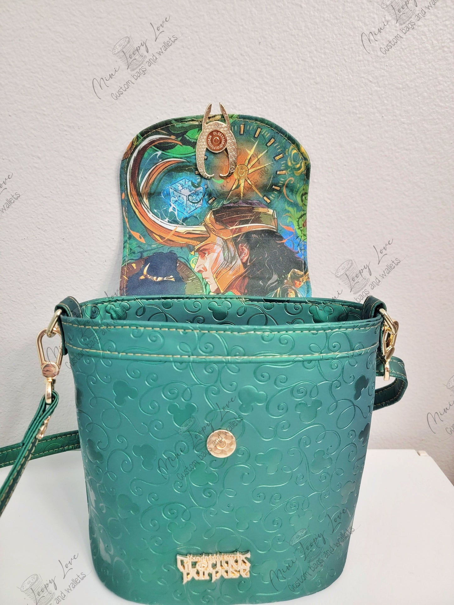 Baby Belle Bucket Bag: Green God