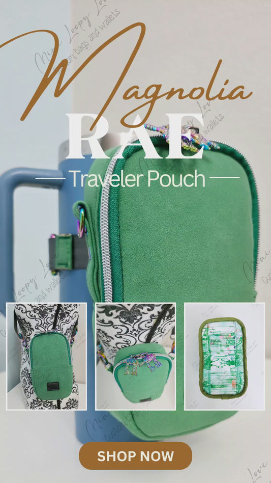 Magnolia Rae Traveler Pouch: Green SW