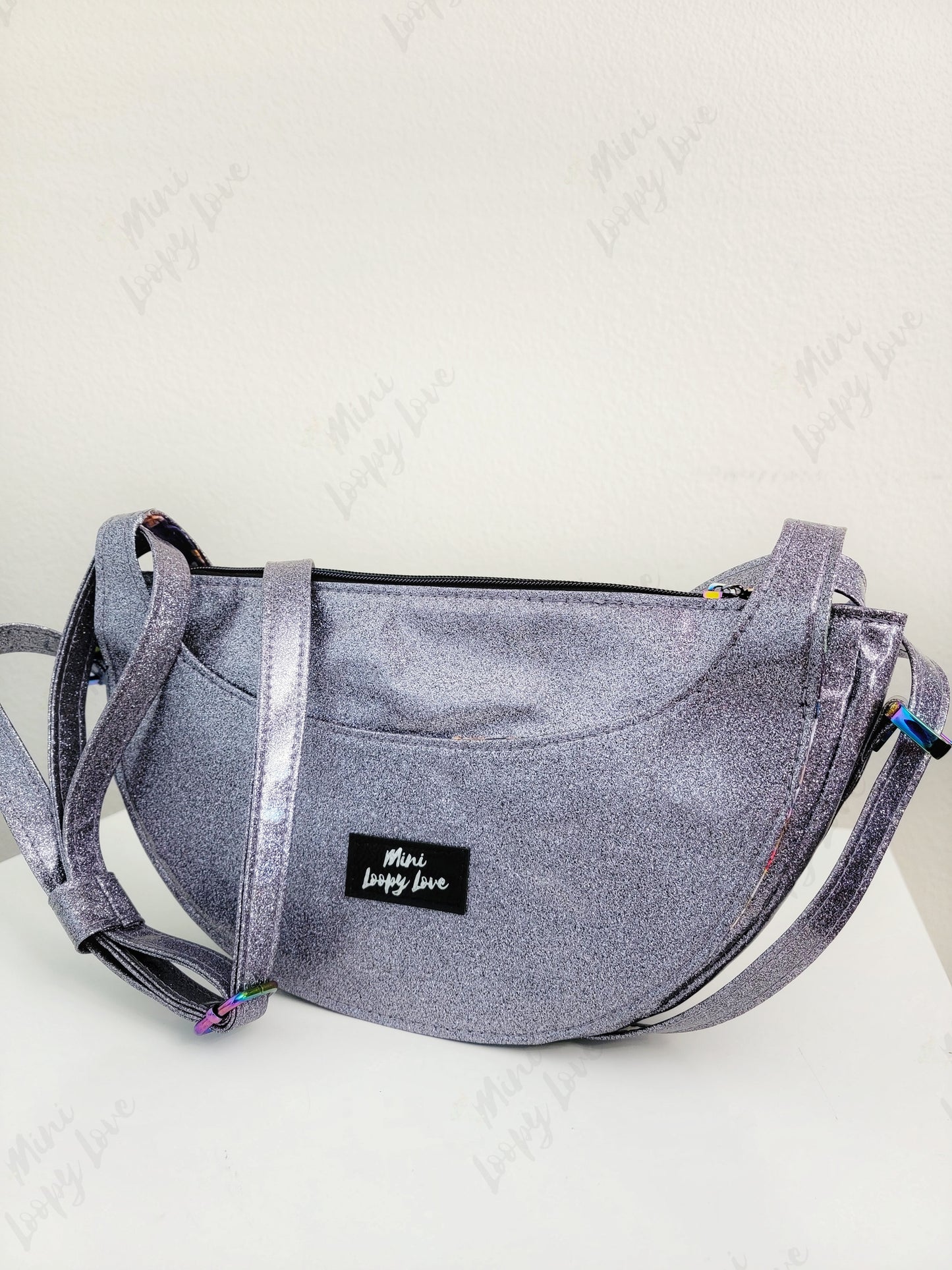 Luna shoulder bag: Chess face