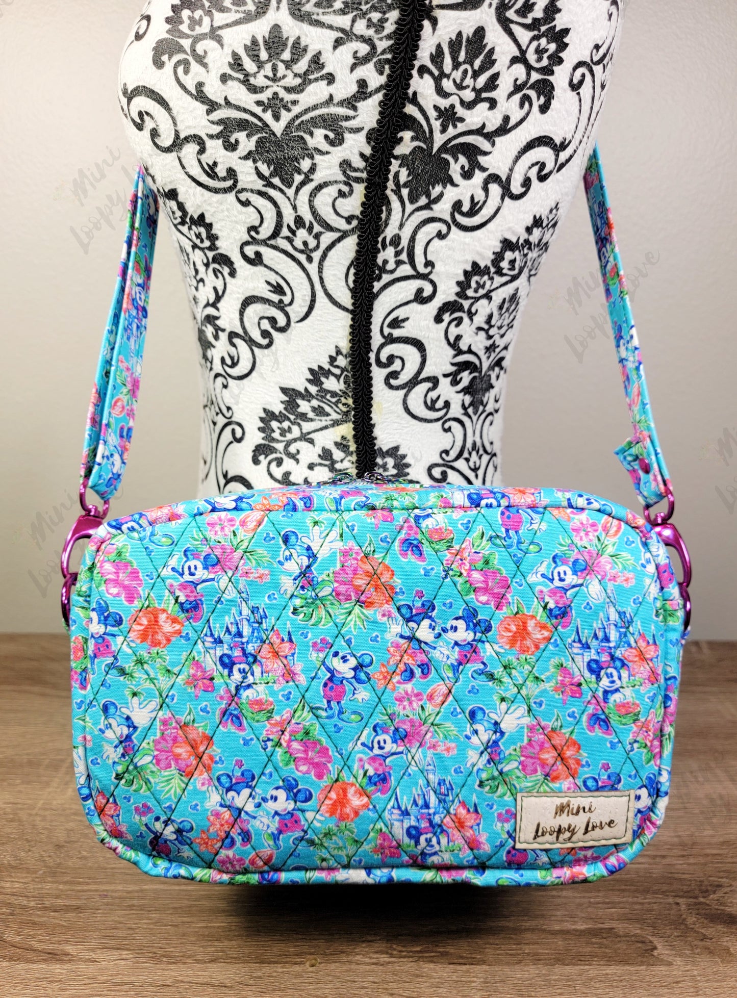 Catalina Crossbody/ Sling Bag: Hawaiian Mouse