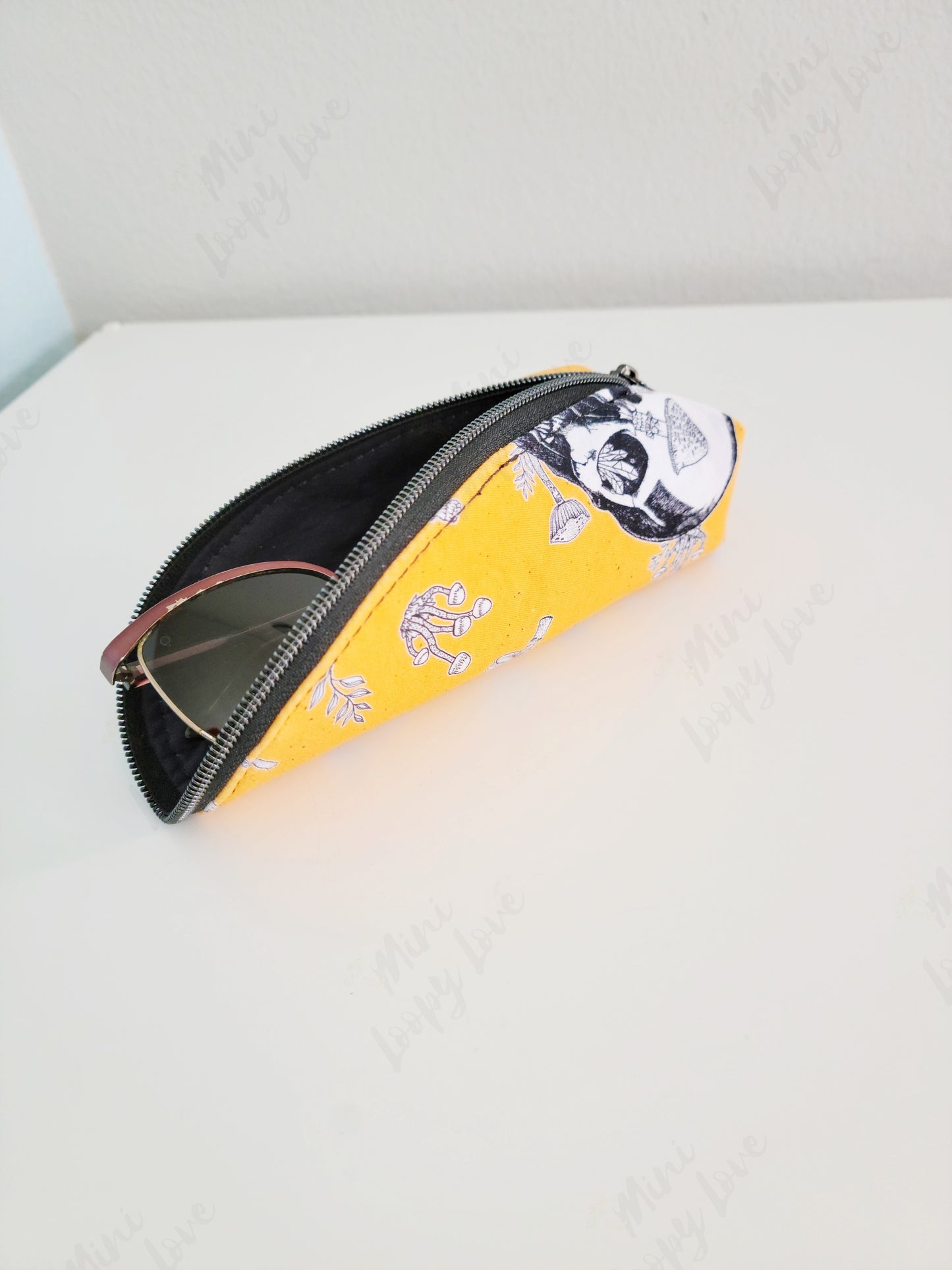 Taco Tuesday Eyeglass Case: Yellow Skull